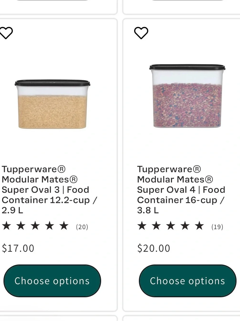 Kitchen Food Storage Containers